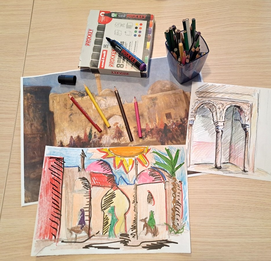 Atelier scolaire - carnet de voyage