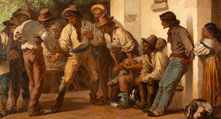 Henri Regnault, Le jeu de la Mourra, 1868-1870